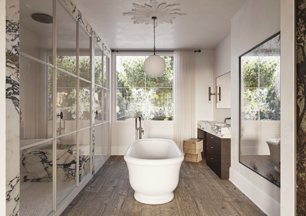 Woodland Gardens | Master Suite Bathroom | Interior Designers